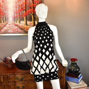 Akira Geometric Print Mini Popover